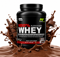 Muscle Veda 100% Whey Protein – Belgian Chocolate Flavour | 24g Protein | 2kg