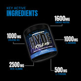 ProSupps Hyde Xtreme Hard-Hitting Energy Pre Workout - Blue Razz, 30 Servings