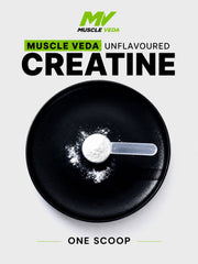 Muscle Veda Creatine Monohydrate – Unflavoured | 3g Creatine Per Scoop | 300g