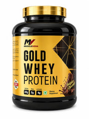 Muscleveda Gold Whey Protein - Belgian Chocolate, 2 KG