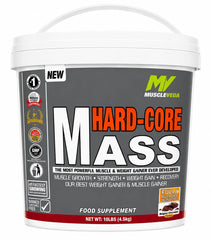 Muscle Veda Hard-Core Mass Weight Gainer – Belgian Chocolate Flavour | 10 lbs / 4.5 kg