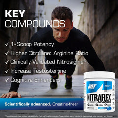 GAT Nitraflex, 300 g (0.66 lb), Blue Raspberry