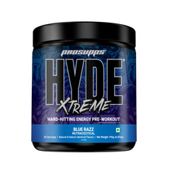 ProSupps Hyde Xtreme Hard-Hitting Energy Pre Workout - Blue Razz, 30 Servings