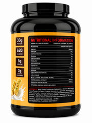 Muscleveda Lean Mass Gainer - Kesar Kulfi Flavor, 2.7 KG (6 LBS)