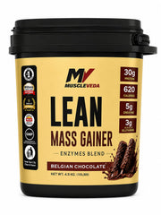 Muscle Veda Lean Mass Gainer – Belgian Chocolate | 4.5 kg / 10 lbs