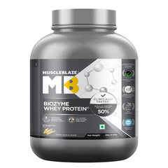 MuscleBlaze Biozyme Whey Protein - 4.4 lb (Ice Cream Chocolate)